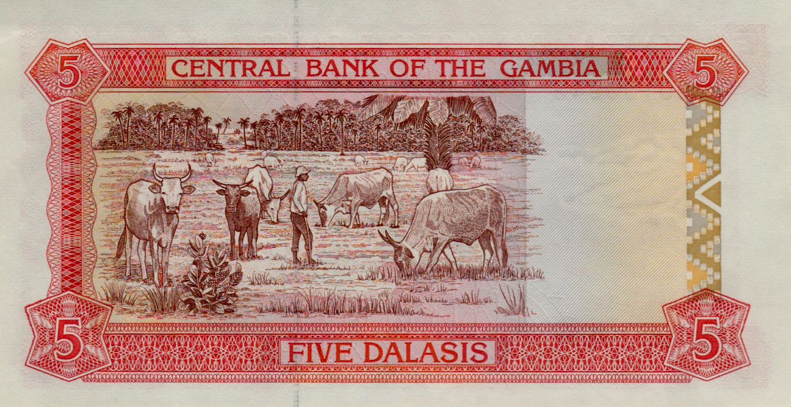 Gambia 5 1991 UNC P-12/b